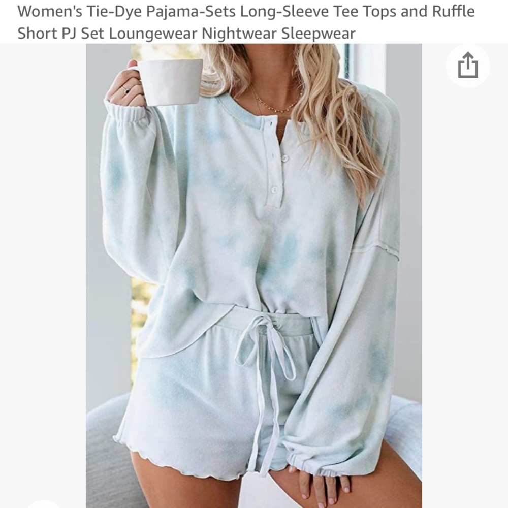 Women's Tie-Dye Pajama-Sets